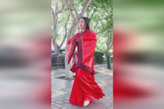 古风小姐姐走路侧面图,侧面风姿绰约图鉴